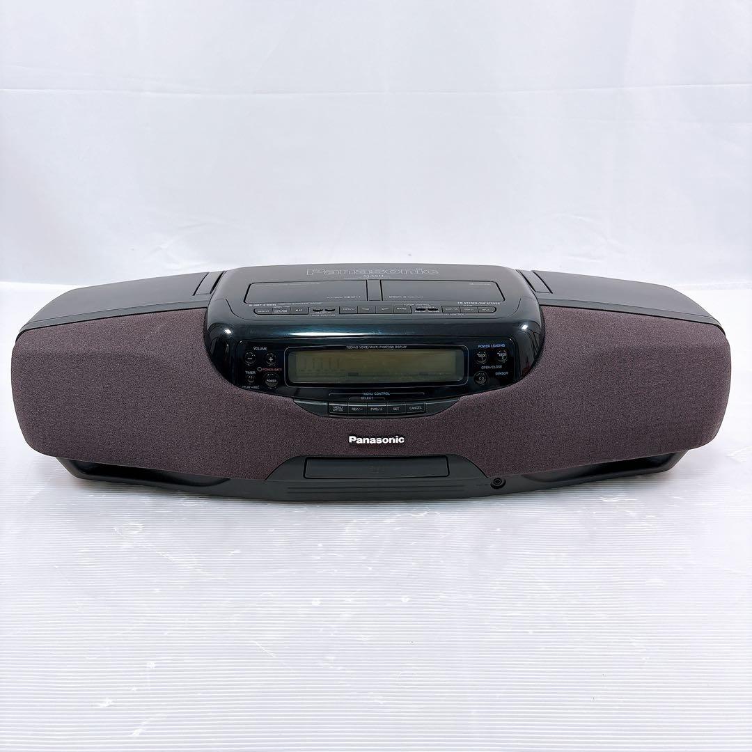 【美品】Panasonic パナソニック RX-DT901 CDダブルラジカセ