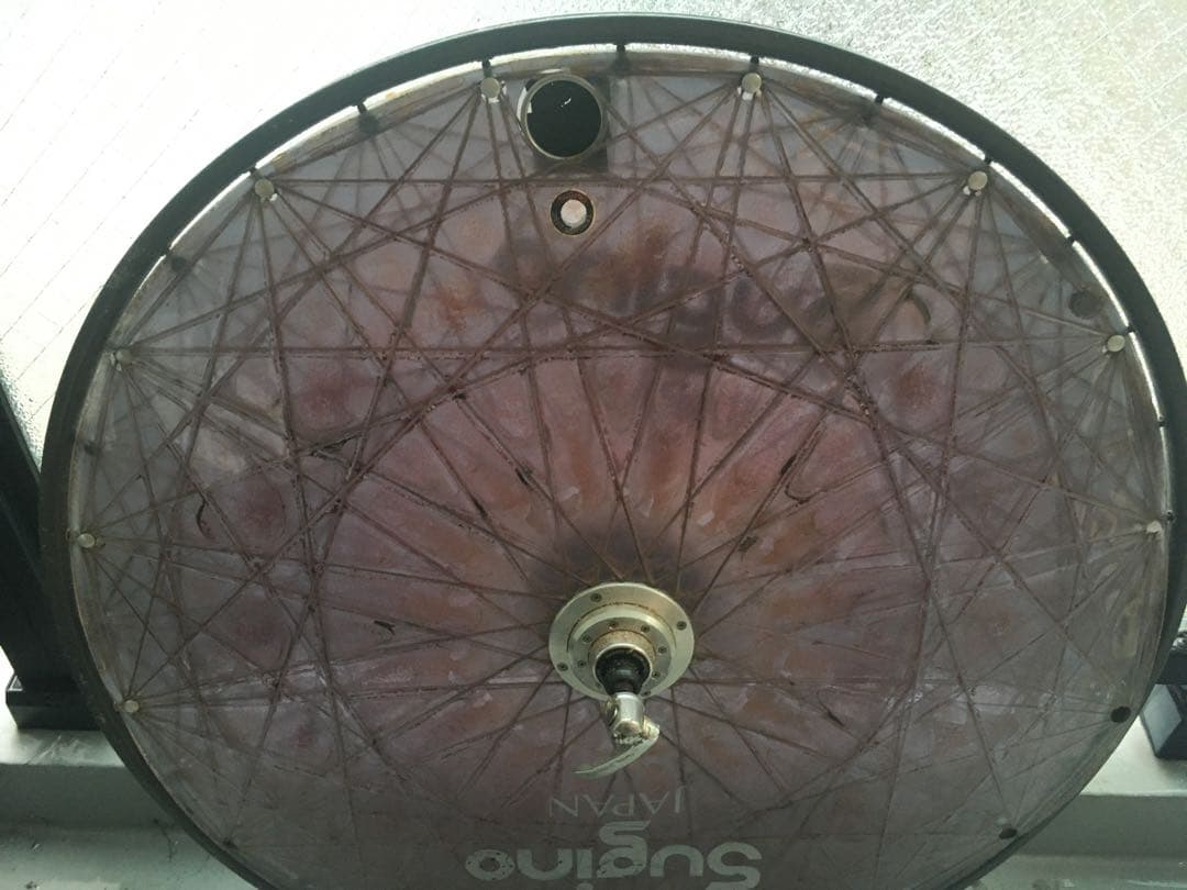 スギノ　テンションディスク　リア車輪　ギア付きと無し2つ