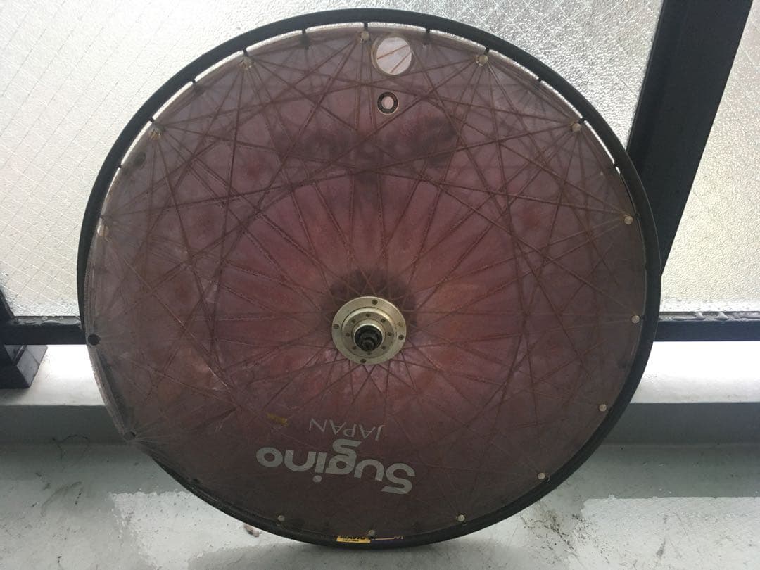 スギノ　テンションディスク　リア車輪　ギア付きと無し2つ