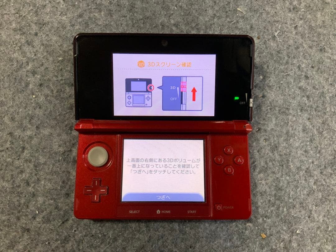 ニンテンドー3DS フレアレッド本体 ソフト4本