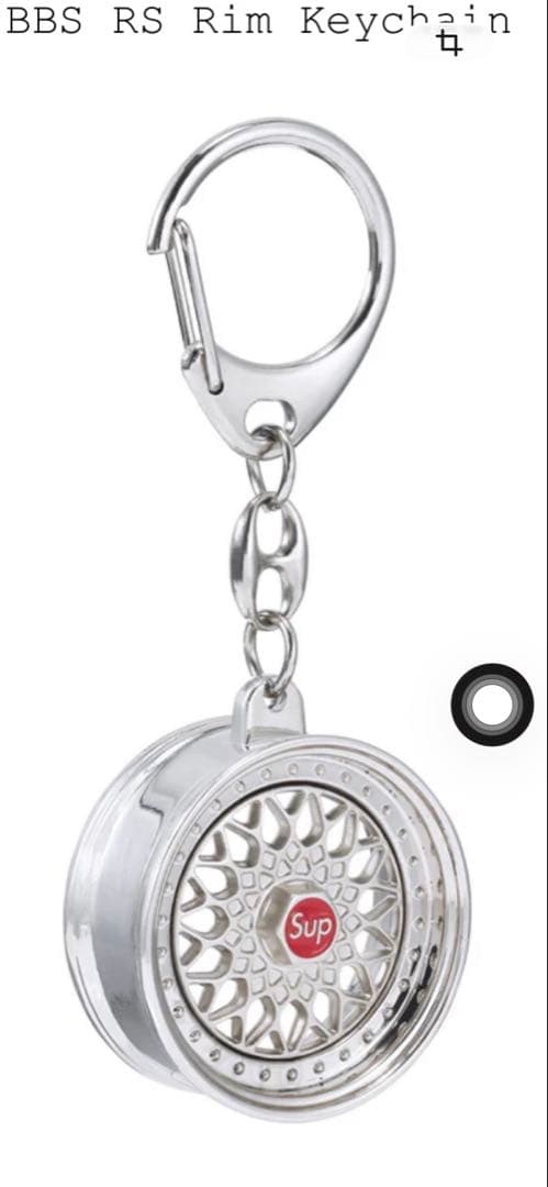 ひ*き様 う*い様 BBS RS Rim Keychain シルバー