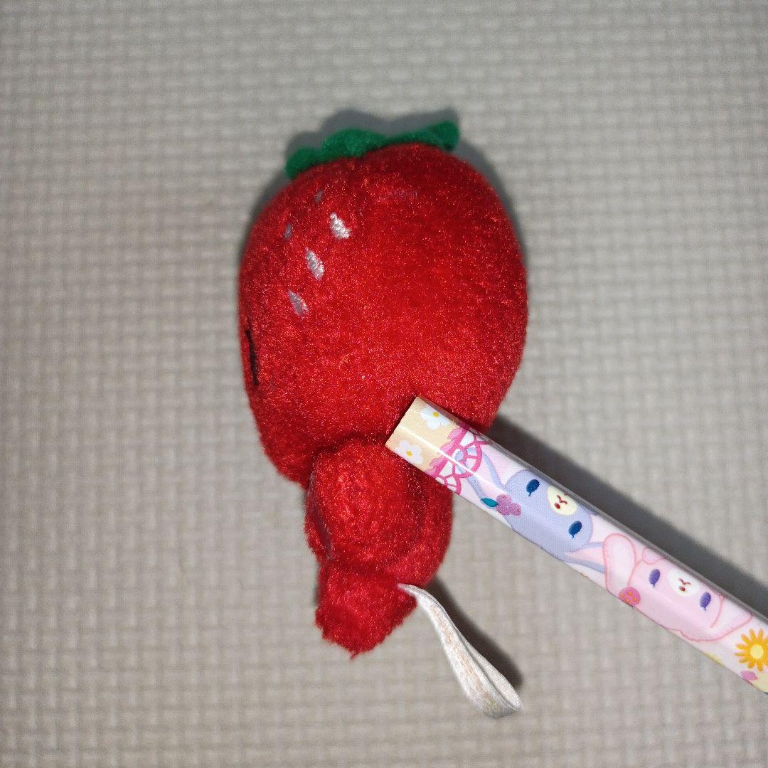 サンエックス　みかんぼうや　平成レトロ　いちご　ぬいぐるみ　キーチェーン　赤色