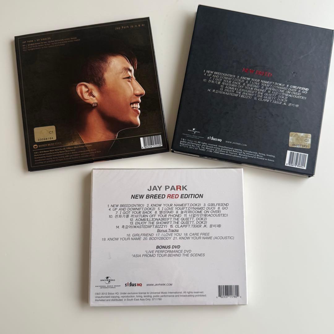 Jay park new breed RED EDTION 3点セット