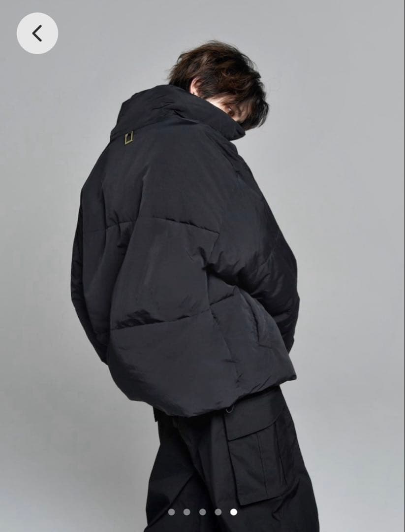 ADRER アドラー 中綿ジャケット ブラック 22秋冬