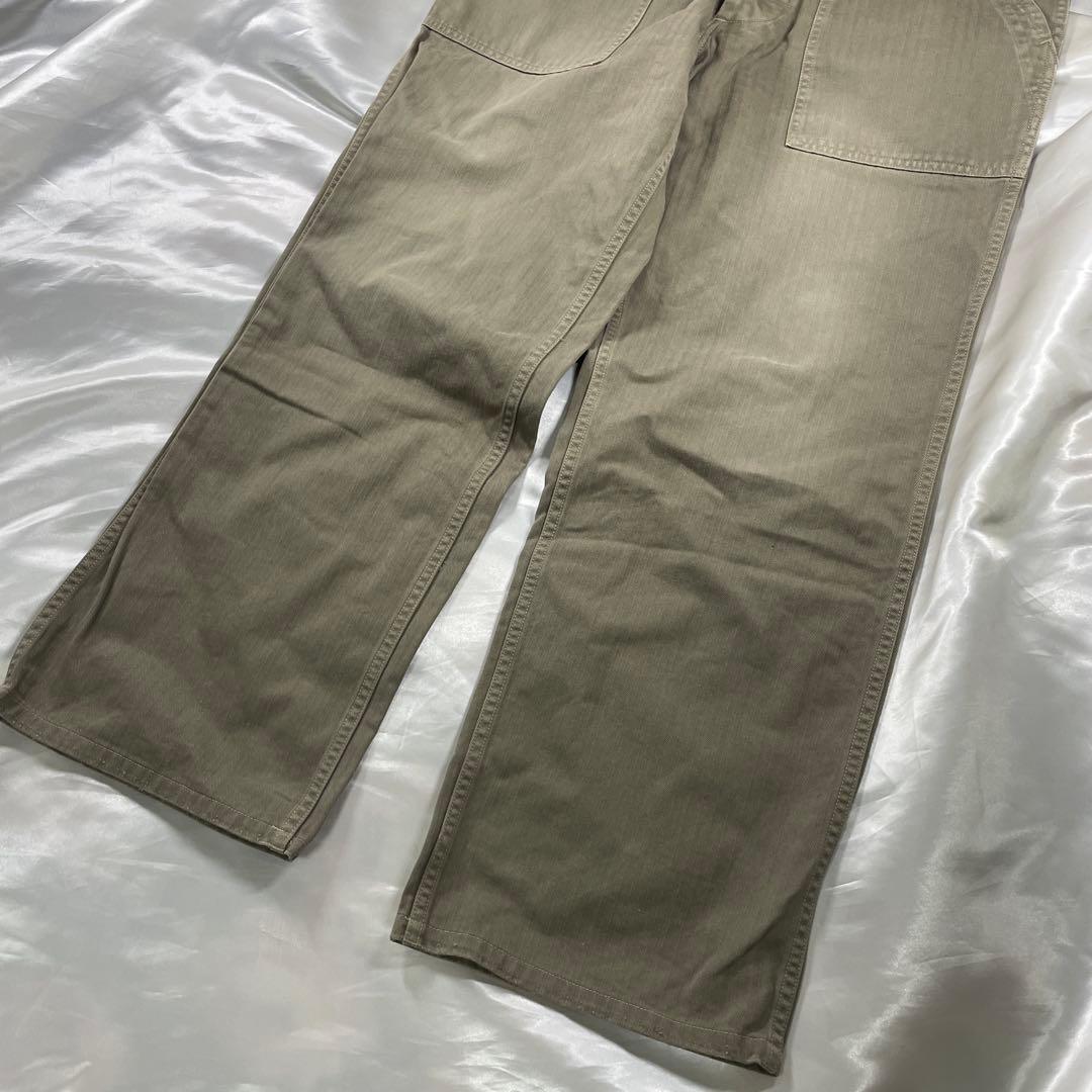 COOTIE ファティーグ　ベイカーパンツ　13スター　ヘリンボーン　L