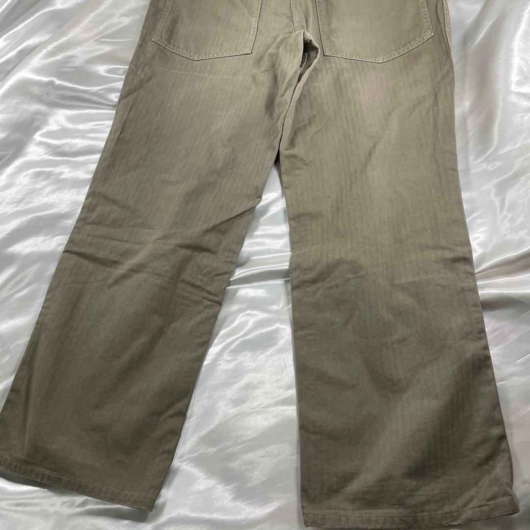 COOTIE ファティーグ　ベイカーパンツ　13スター　ヘリンボーン　L