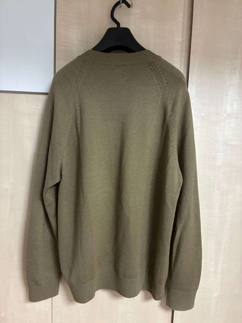 BATONER エイジングウール RAGLAN SLEEVE CREW NECK