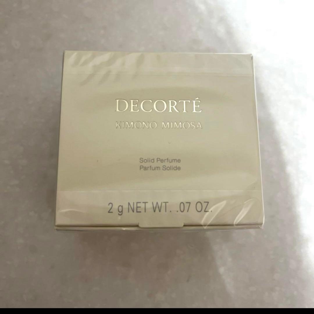 コスメデコルテ キモノ ミモザ ソリッドパフューム コンパクト　ミラー