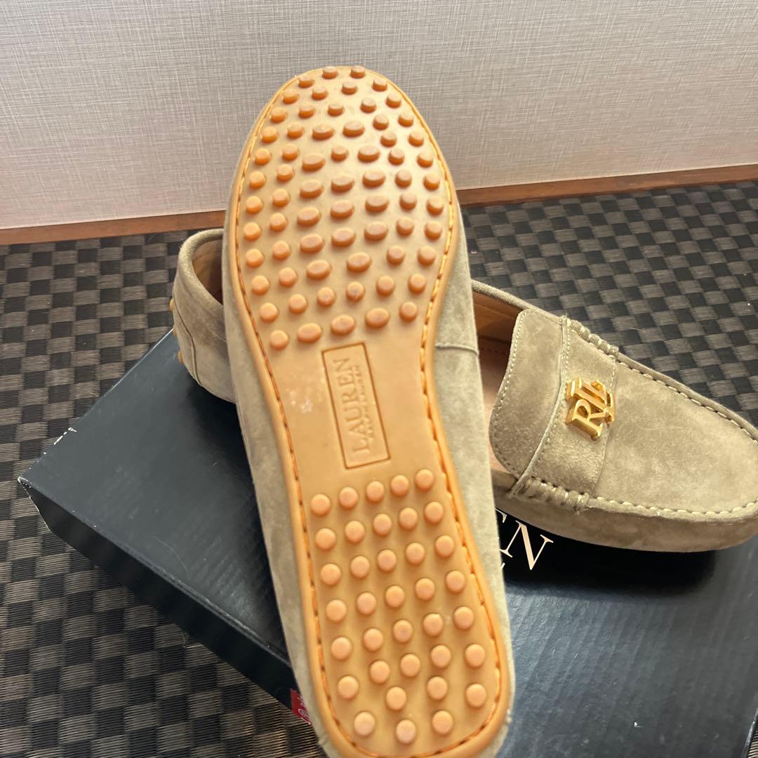 Ralph Lauren オリーブグリーン ローファー