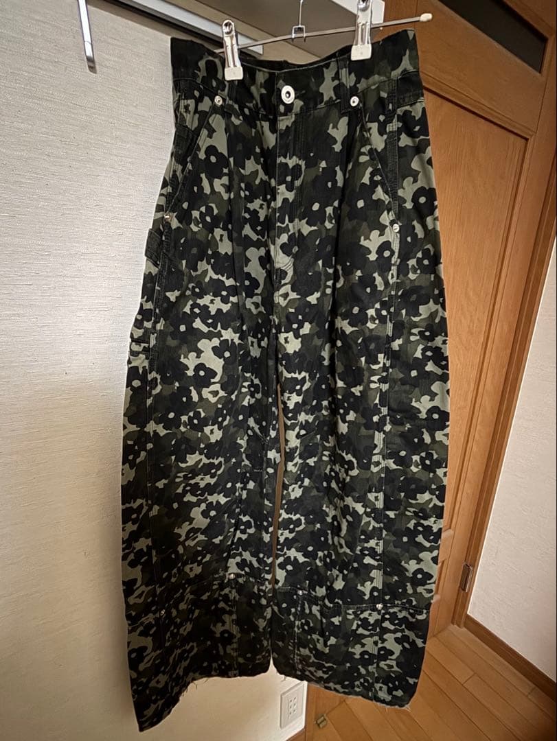 Flower Camouflage Curve Pant メゾンスペシャル