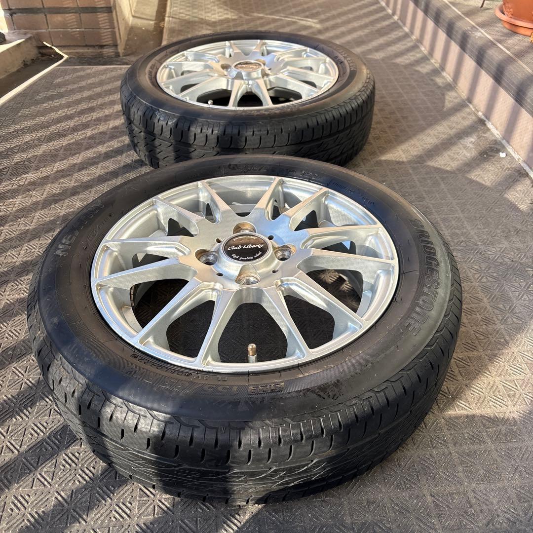 ブリヂストンネクストリー14インチ タイヤ・ホイール４本セット