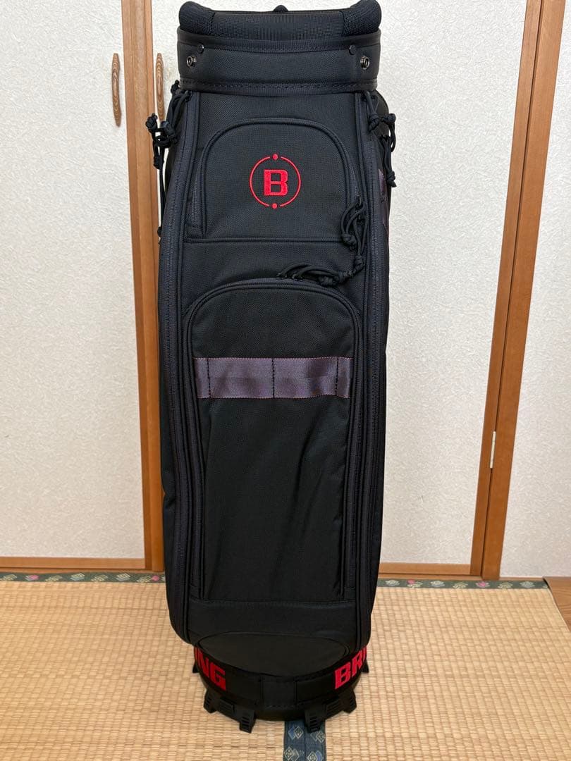 未使用)ブリーフィング キャディバッグ 25年モデル CR-5#04 ブラック