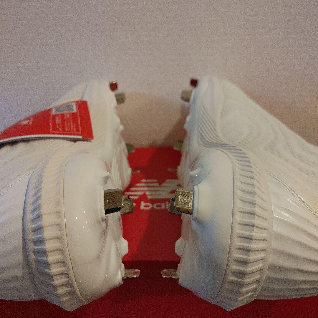 ニューバランス　野球　スパイク 金具　ホワイト　28.0センチ 高校野球対応