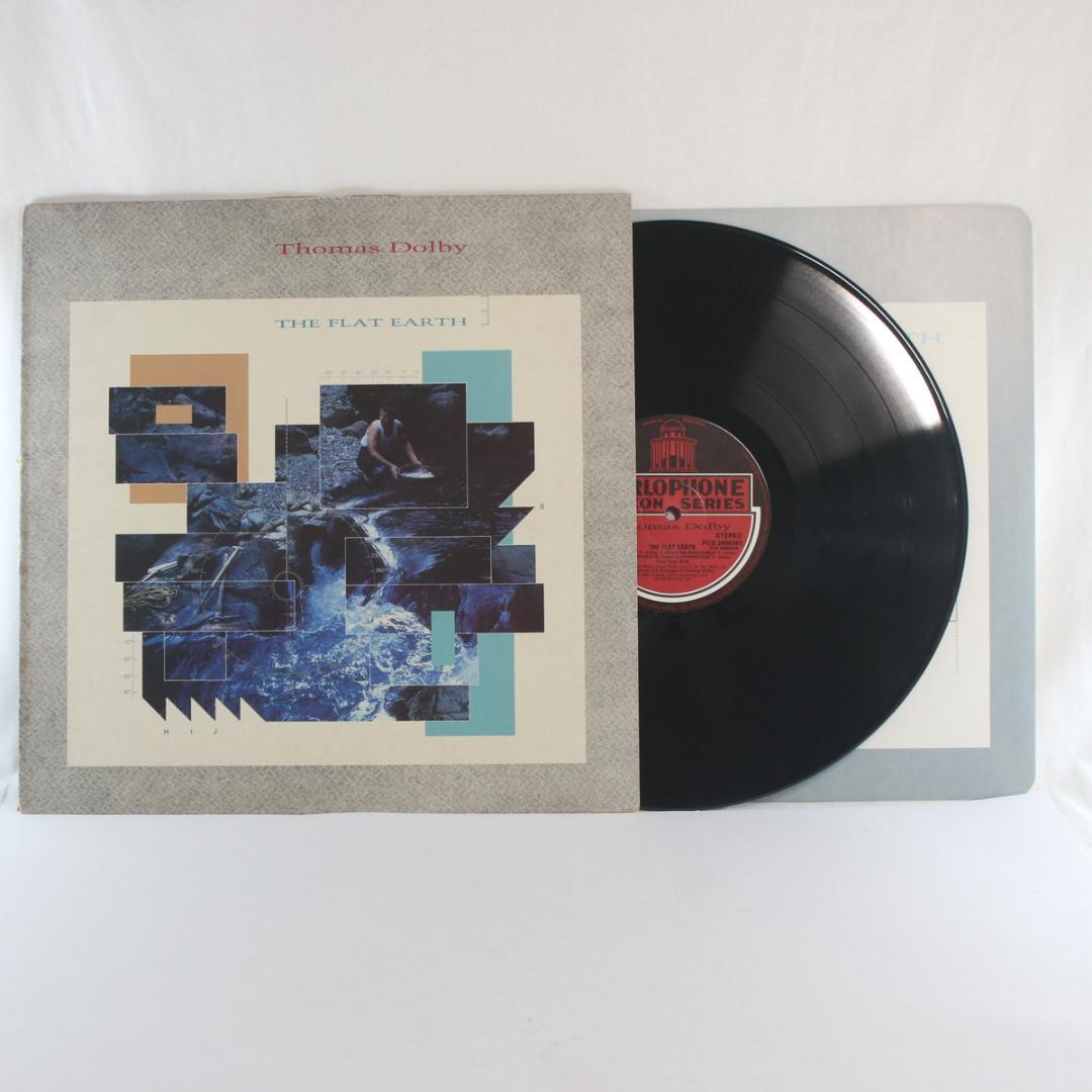 英LP Thomas Dolby The Flat Earth UKオリ初回プレ
