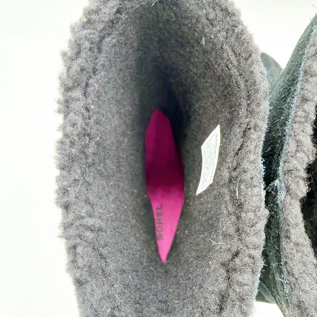 未使用⭐️SOREL ソレル 25cm グレイシー ムートンブーツ ブラック