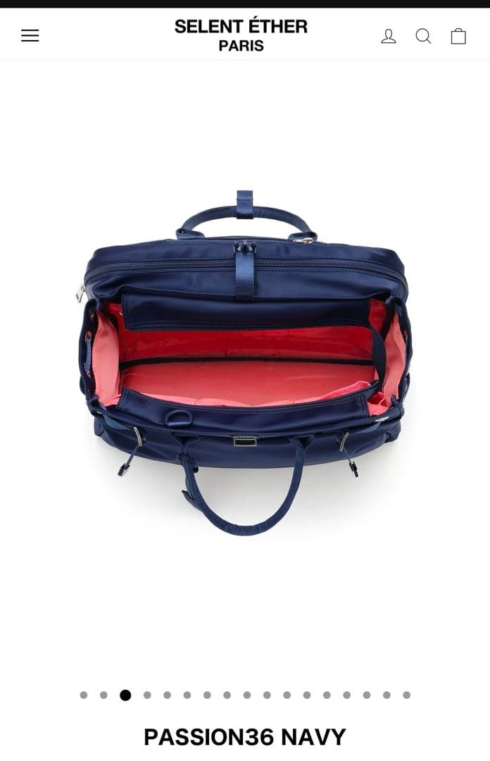 セレーン　エテール　レディース　ビジネスバッグ　PASSION36 ネイビー