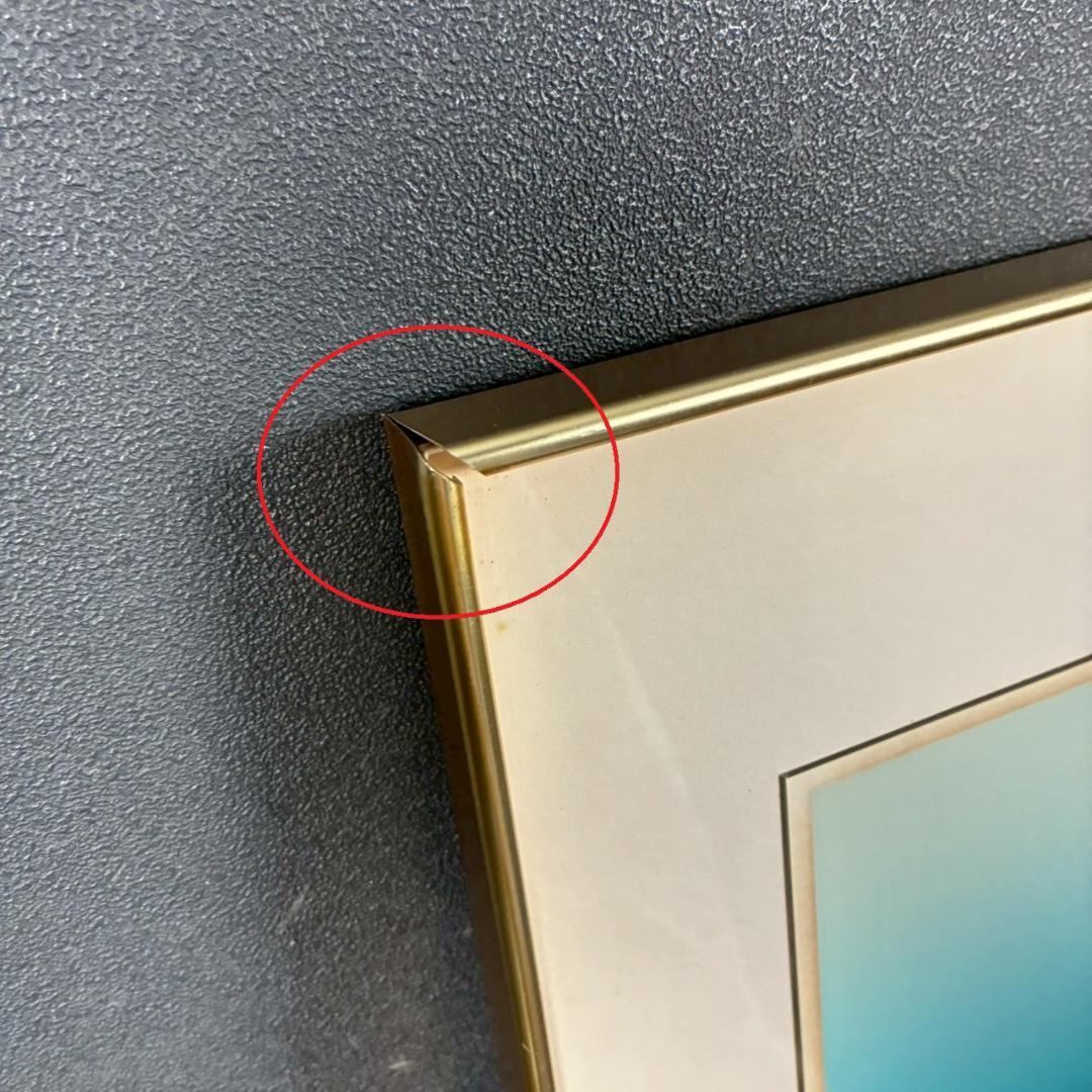 沢田哲郎「PrismⅢ」シルクスクリーン 1988年作 直筆サイン入り 額縁入り