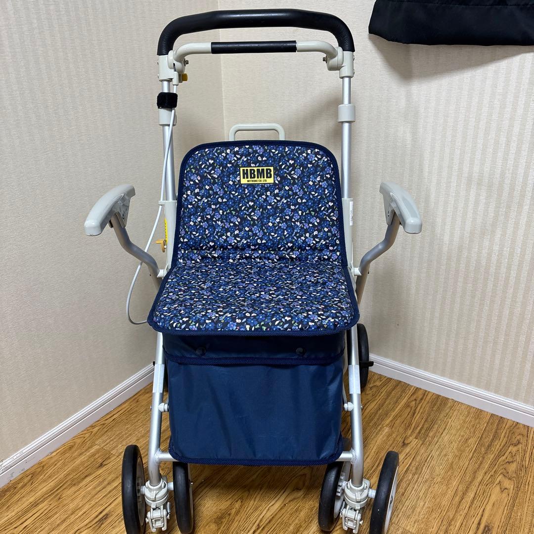 手押し車 シルバーカー ヘルスバックMB 載せれる座れる
