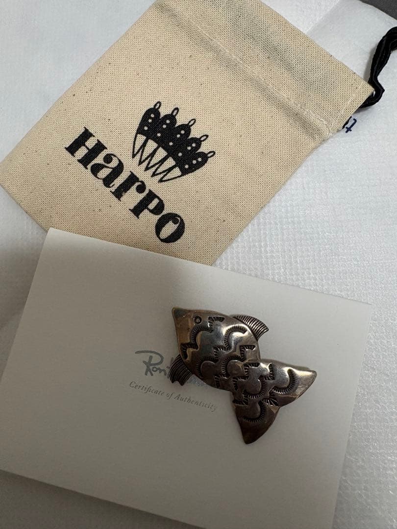 ロンハーマン　ナバホ　フィッシュブローチ