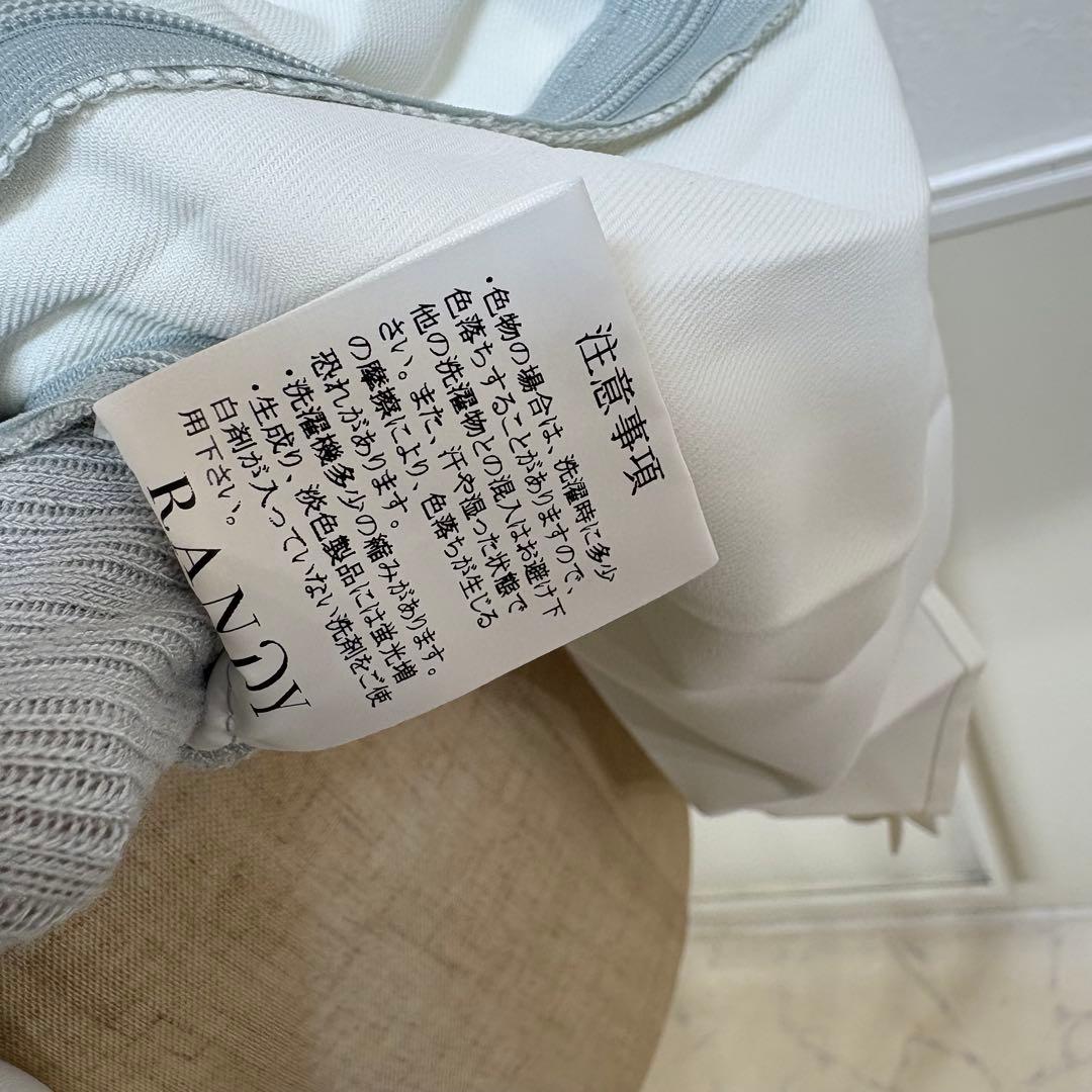 20 美品　RANDY プリーツ　ワンピース　骨格ウェーブ　参戦服