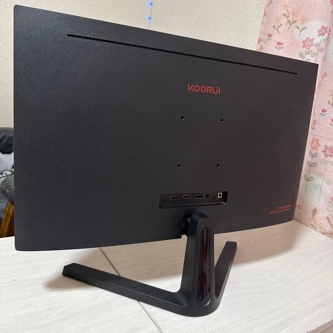 KOORUI ブラックモニター 本体 165hz