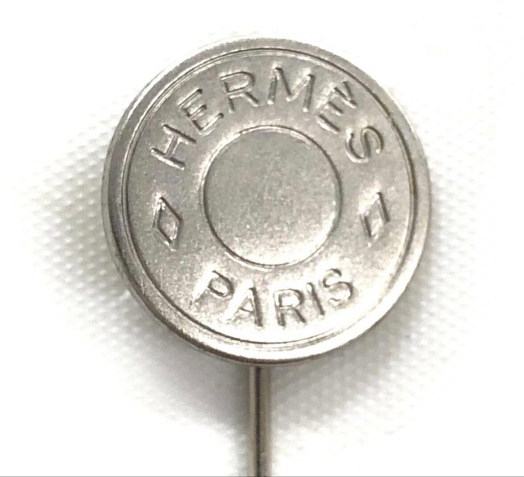 T08/209 HERMES エルメスセリエ ピンブローチシルバー