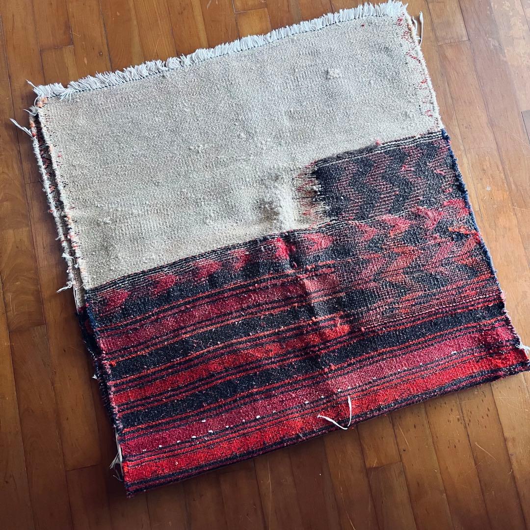 手織りアンティーク絨毯 トライバルラグ ヴィンテージ ギャッベ キリム 一点物