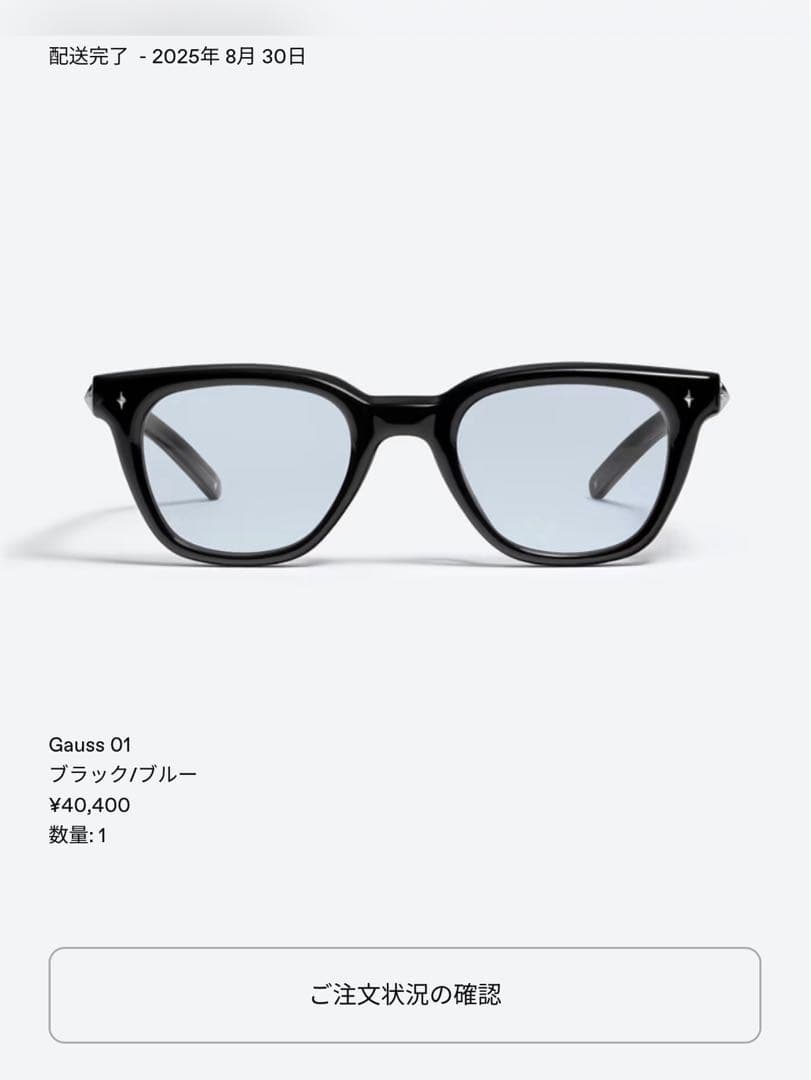 最終値下げ ジェントルモンスター Gauss 01