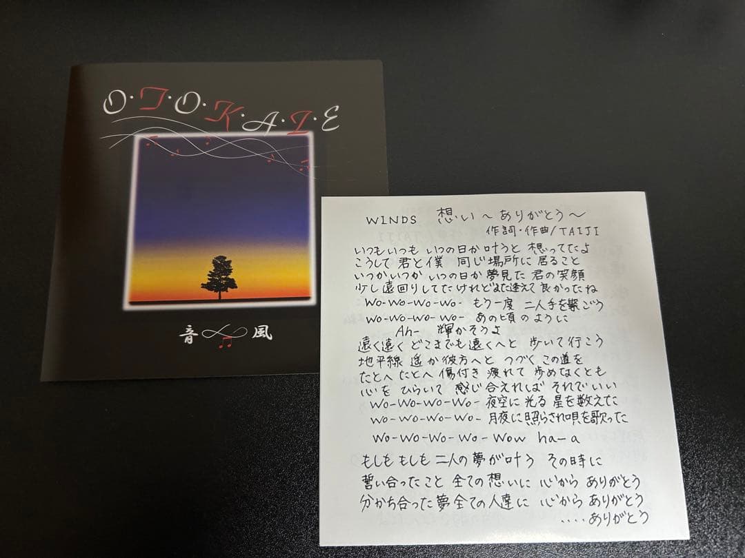 音風「OTOKAZE」　沢田泰司　TAIJI