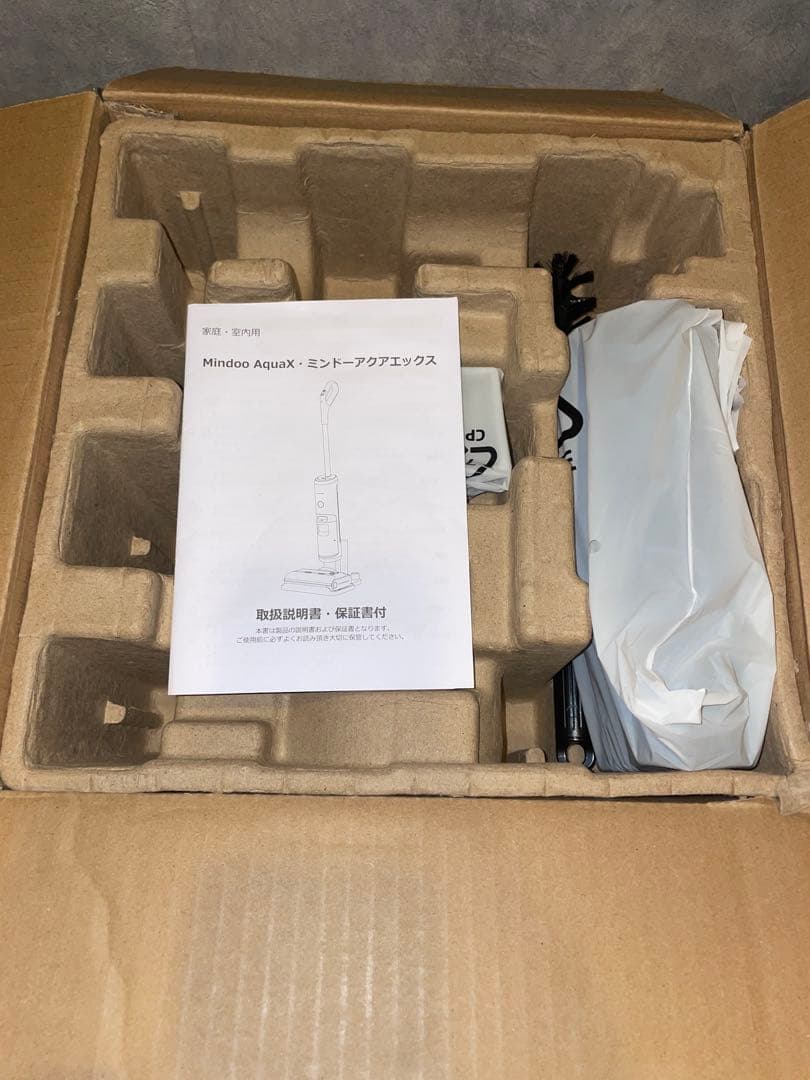 【未使用品】mindoo AquaX 水拭き掃除機 MIA-N001 CRM