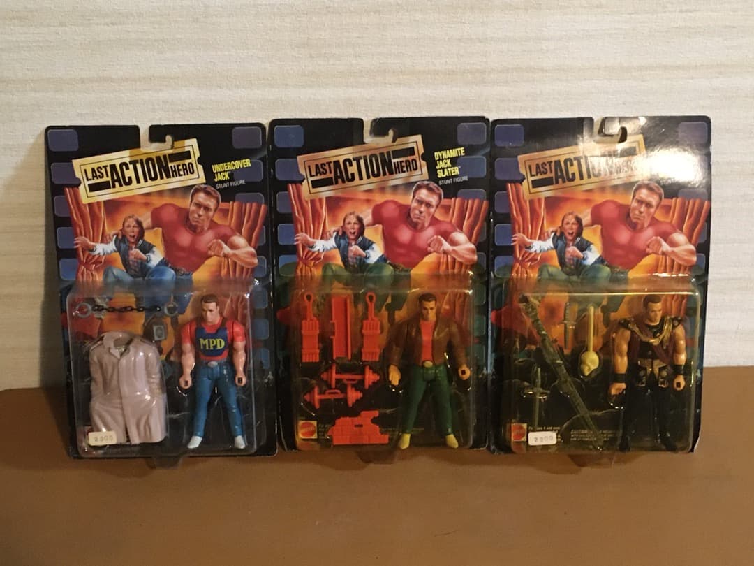 TOY 未開封 1993 ラストアクションヒーロー フィギュア ３体セット