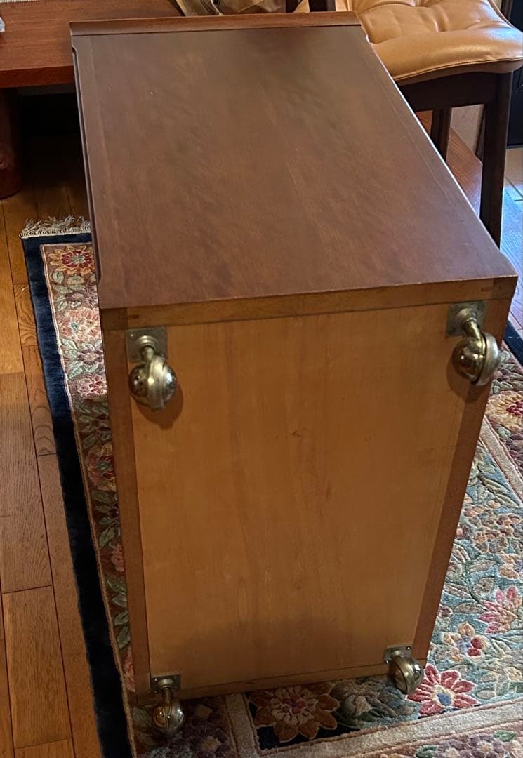 ⭐️マルニ木工maruni地中海シリーズ サービスワゴン 飾り棚 電話台キャスター