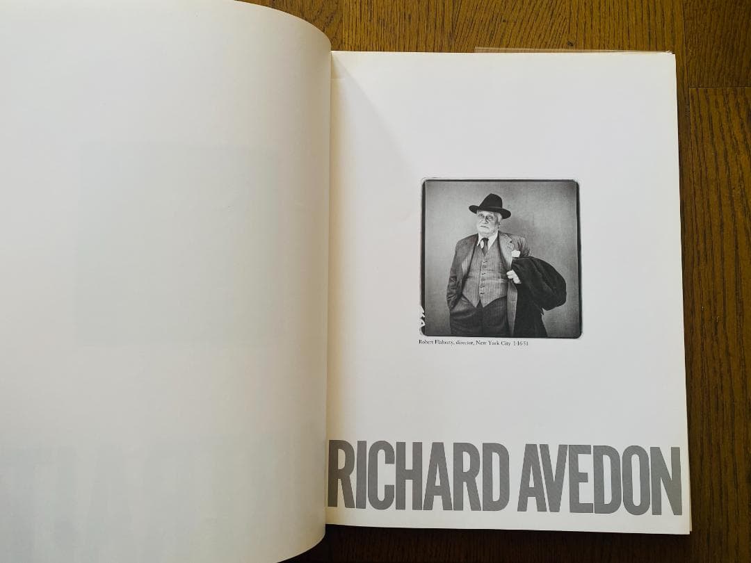 リチャード・アヴェドン「Portraits 」1976年　直筆サイン入り