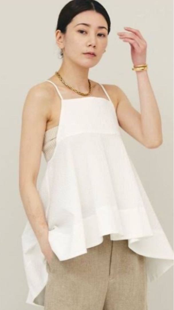 き*の様 Curensology カレンソロジー　サッカーフレアキャミソール