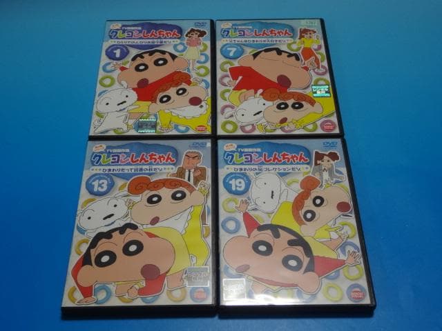 DVD クレヨンしんちゃん 第4シリーズ 24巻 全巻 レンタル ケース付き