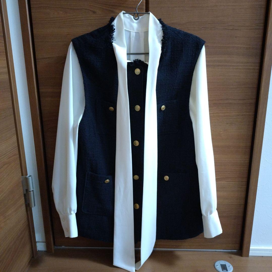 GREEN LABEL RELAXING ネイビー ベスト