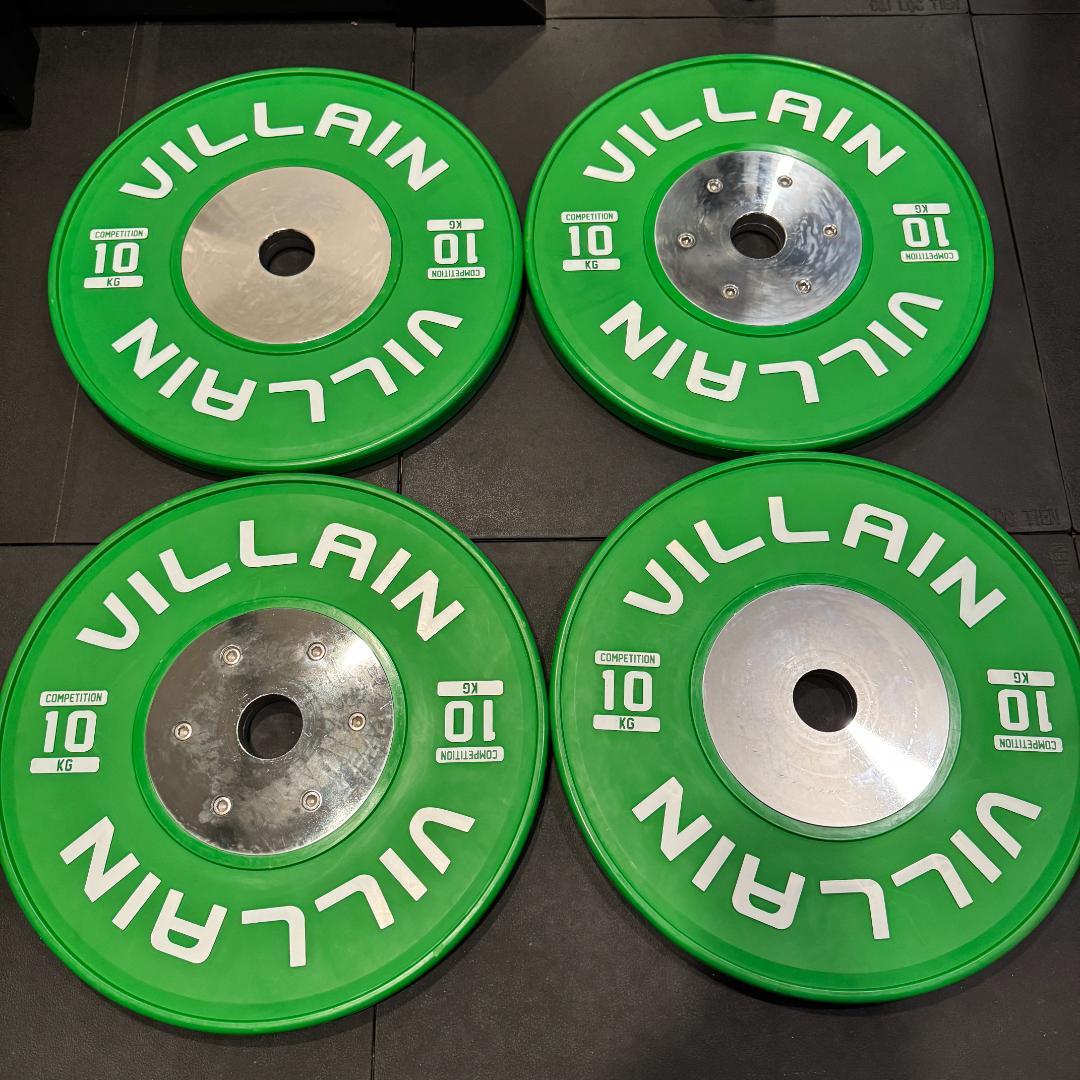 VILLAINヴィラン コンペティションバンパープレート2.0　120Kgセット