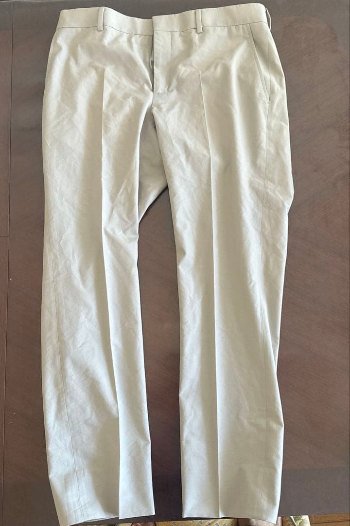 エルメス　メンズチノパンベージュ　ウエスト80