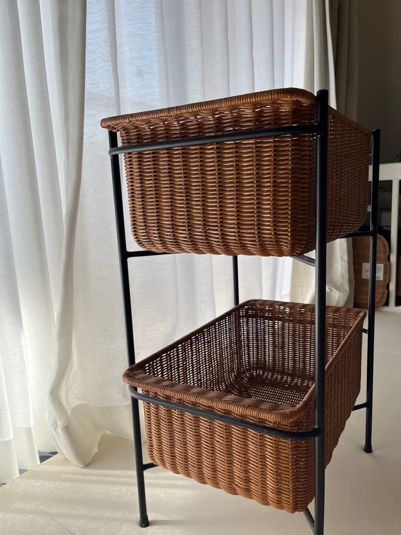 IDEE イデー　ワラビーバスケット　スタンド　ブラック