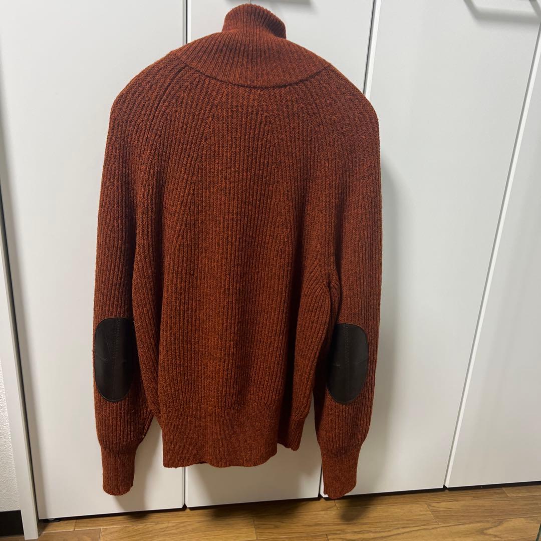 トップス OLD JOE -ALPAKA TURTLE-NECK ZIP SWEATER