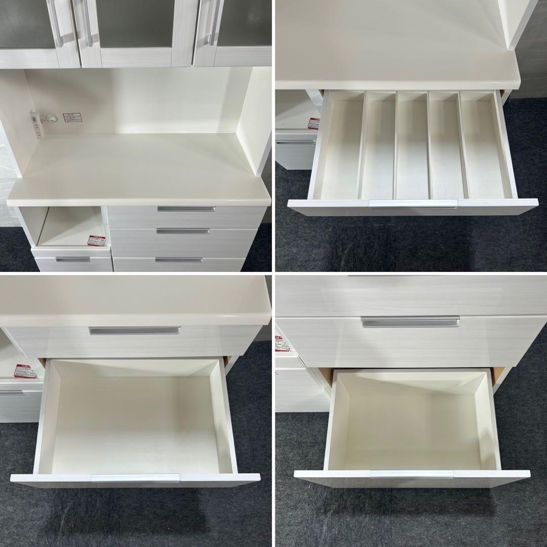 ニトリ キッチンラック ダリア 幅100cm 収納 キッチンボード d4466