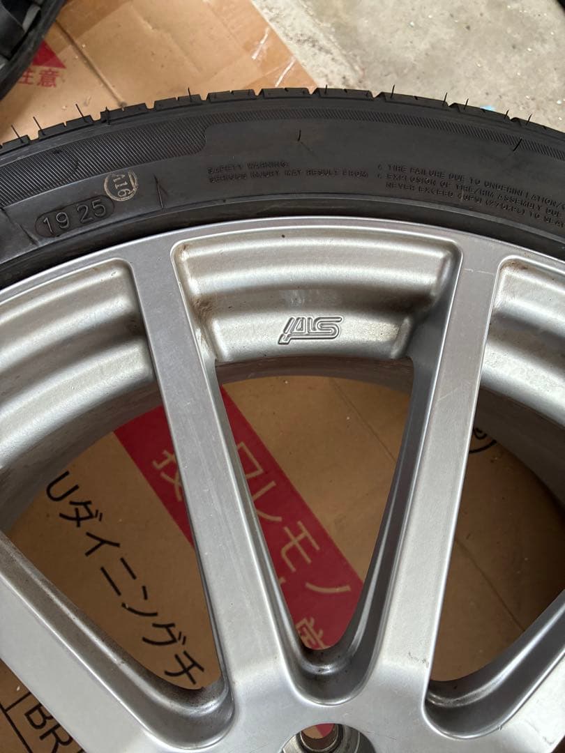 【美品】スバル STI オプション 純正 ホイール 4本 18インチタイヤセット