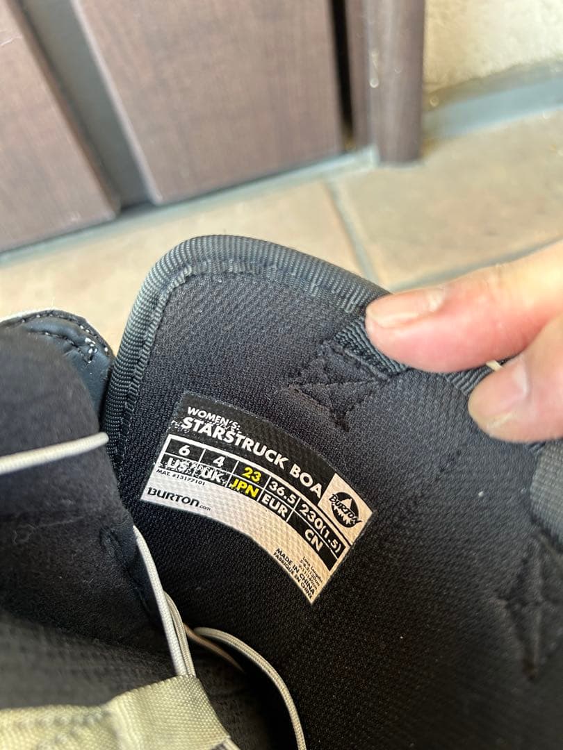 BURTON スノボブーツSTARSTRUCK BOA 23cm