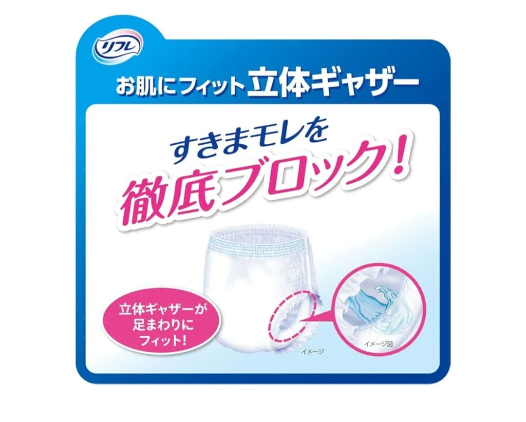 リフレ はくパンツ　薄型　長時間安心 S22 4パックセット