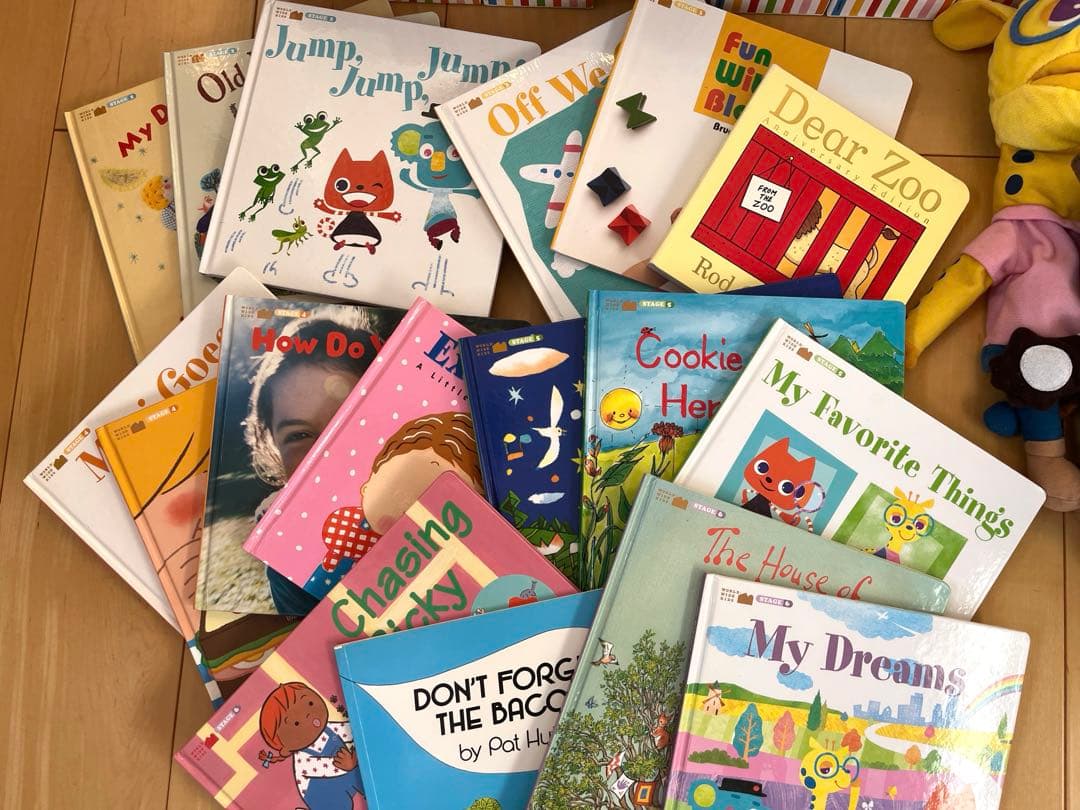 ワールドワイドキッズ　DVD・絵本・パペットセット