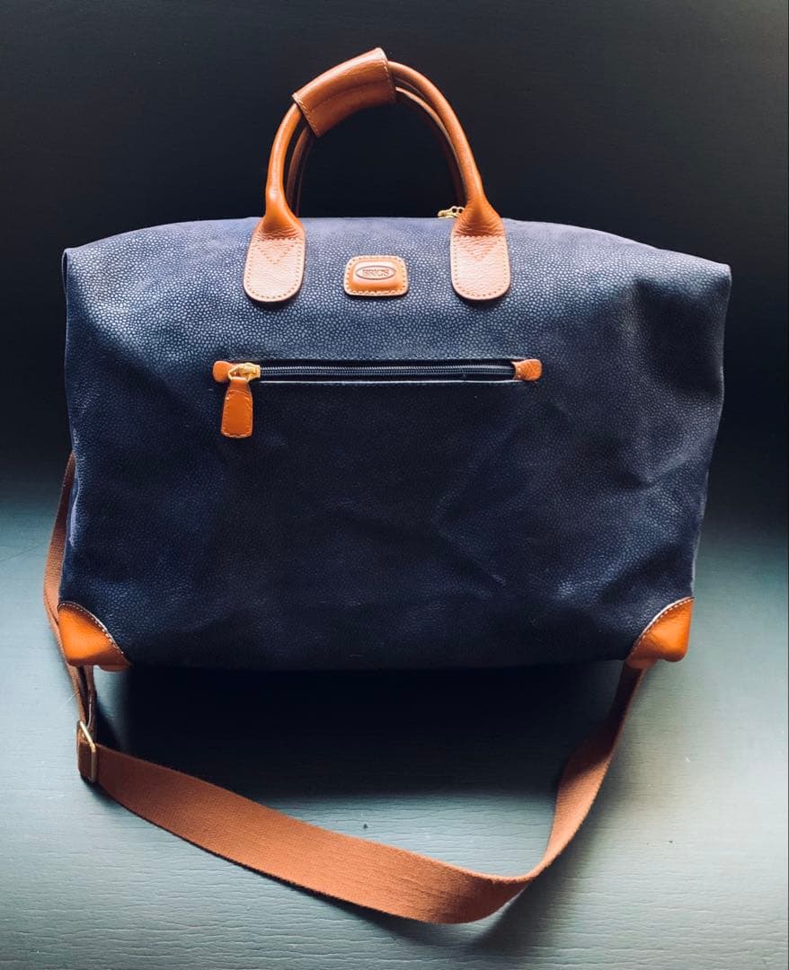 ミラノの老舗旅鞄Bric’s 「life」　ボストンバッグ　粋なサファイアブルー