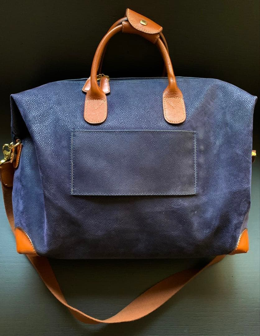 ミラノの老舗旅鞄Bric’s 「life」　ボストンバッグ　粋なサファイアブルー