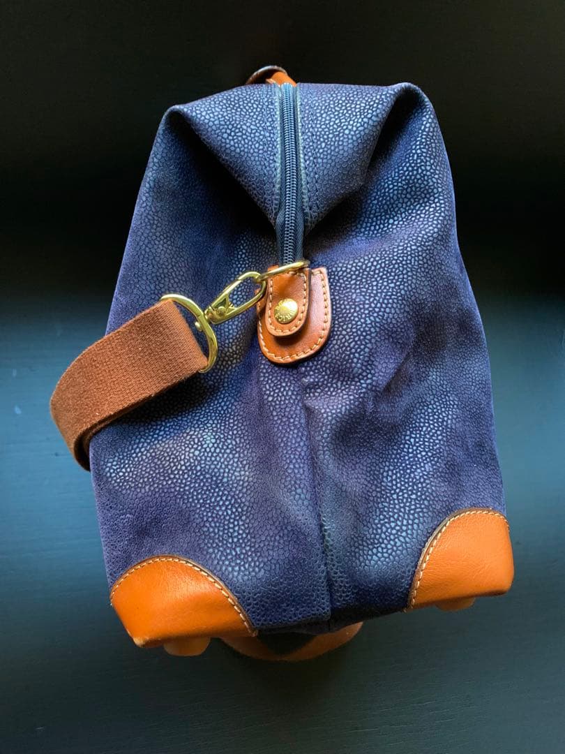 ミラノの老舗旅鞄Bric’s 「life」　ボストンバッグ　粋なサファイアブルー