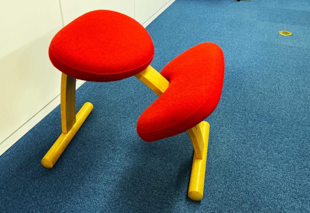 リボ社 バランスチェア Rybo balans EASY イージー 赤