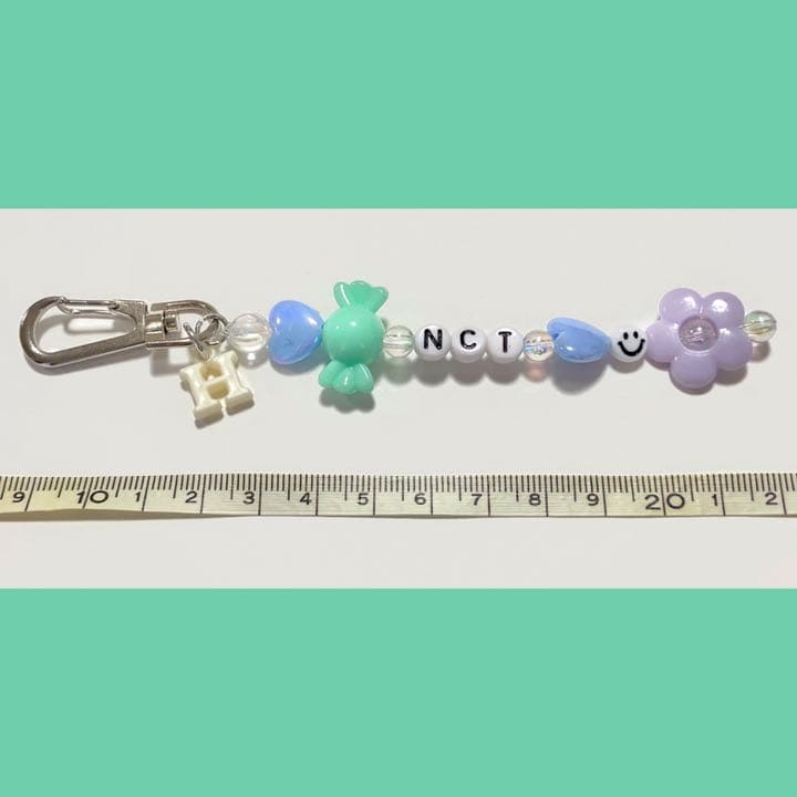 【210328E】 nct ヘチャン ビーズ キーホルダー オーダー 韓国